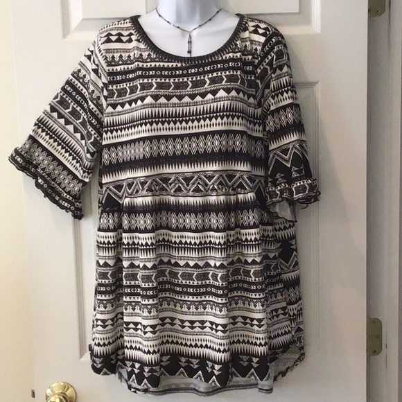 2X Babydoll Hi Lo Tunic NWT - Picture 5 of 8